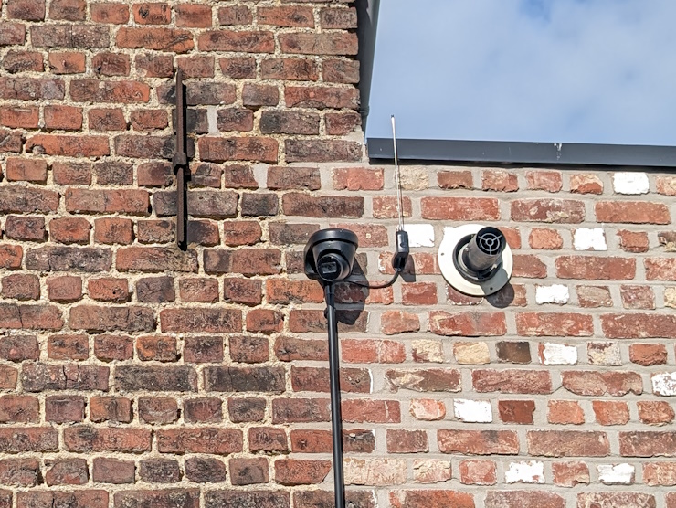 Camerabewaking met opnametoestel
